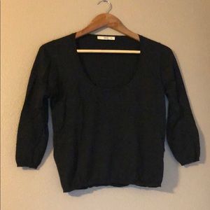 Vintage Prada boat neck cropped sweater